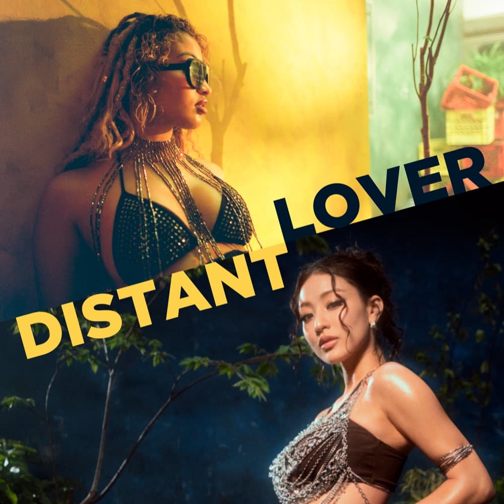 Album cover for Distant Lover (Single) by FANDOM ft. JIHYO & Shenseea